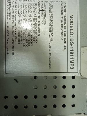 SISTEMA AUDIO / RADIO CD VOLKSWAGEN