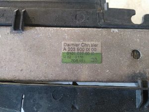 INTERCOOLER MERCEDES-BENZ CLASE C (W203) BERLINA 2000
